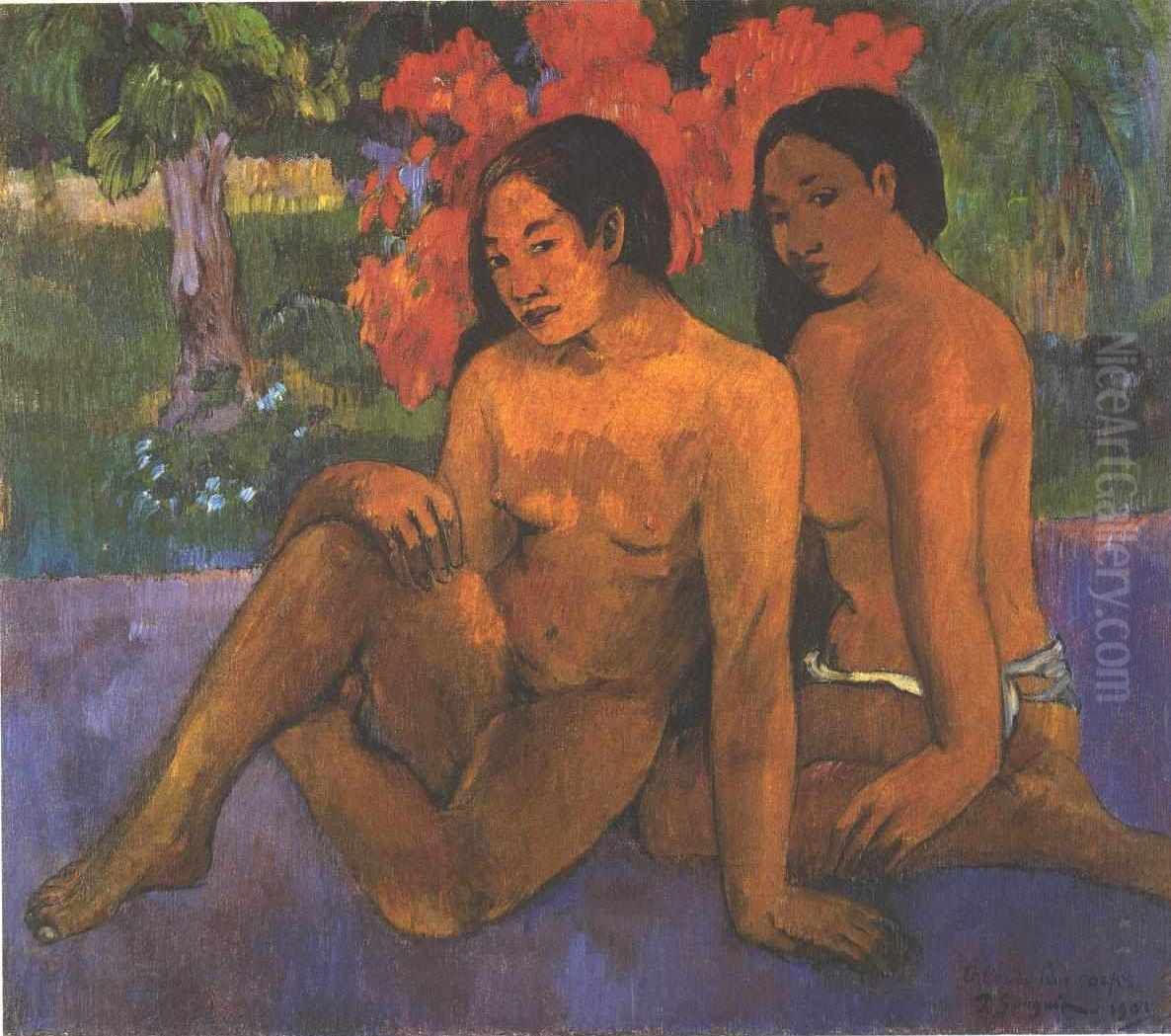 Et l'or de leur corps Oil Painting by Paul Gauguin