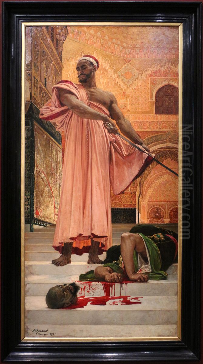 Summary Execution under the Moorish Kings ofGrenada Oil Painting by Regnault Henri