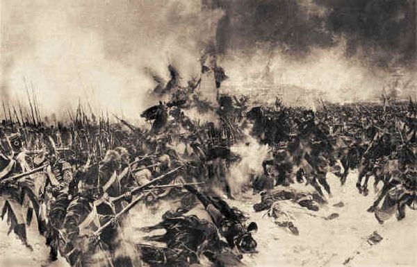 Eylau Oil Painting by Flameng, Leopold