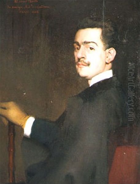 Portrait ofGabriel de Yturri(1864-1905) Oil Painting by Antonio De La Gandara
