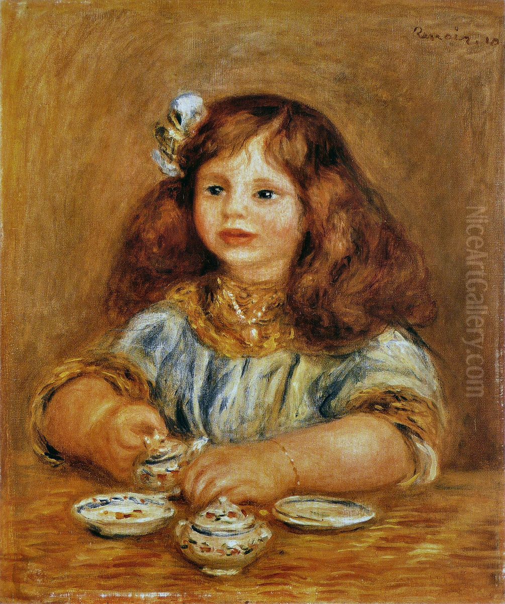 Genevieve Bernheim de Villers Oil Painting by Pierre Auguste Renoir