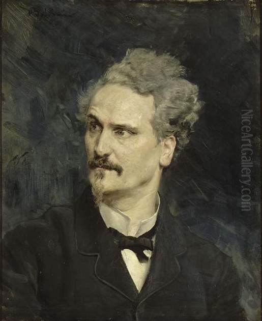 Portrait of Henri Rochefort Oil Painting by Giovanni Boldini