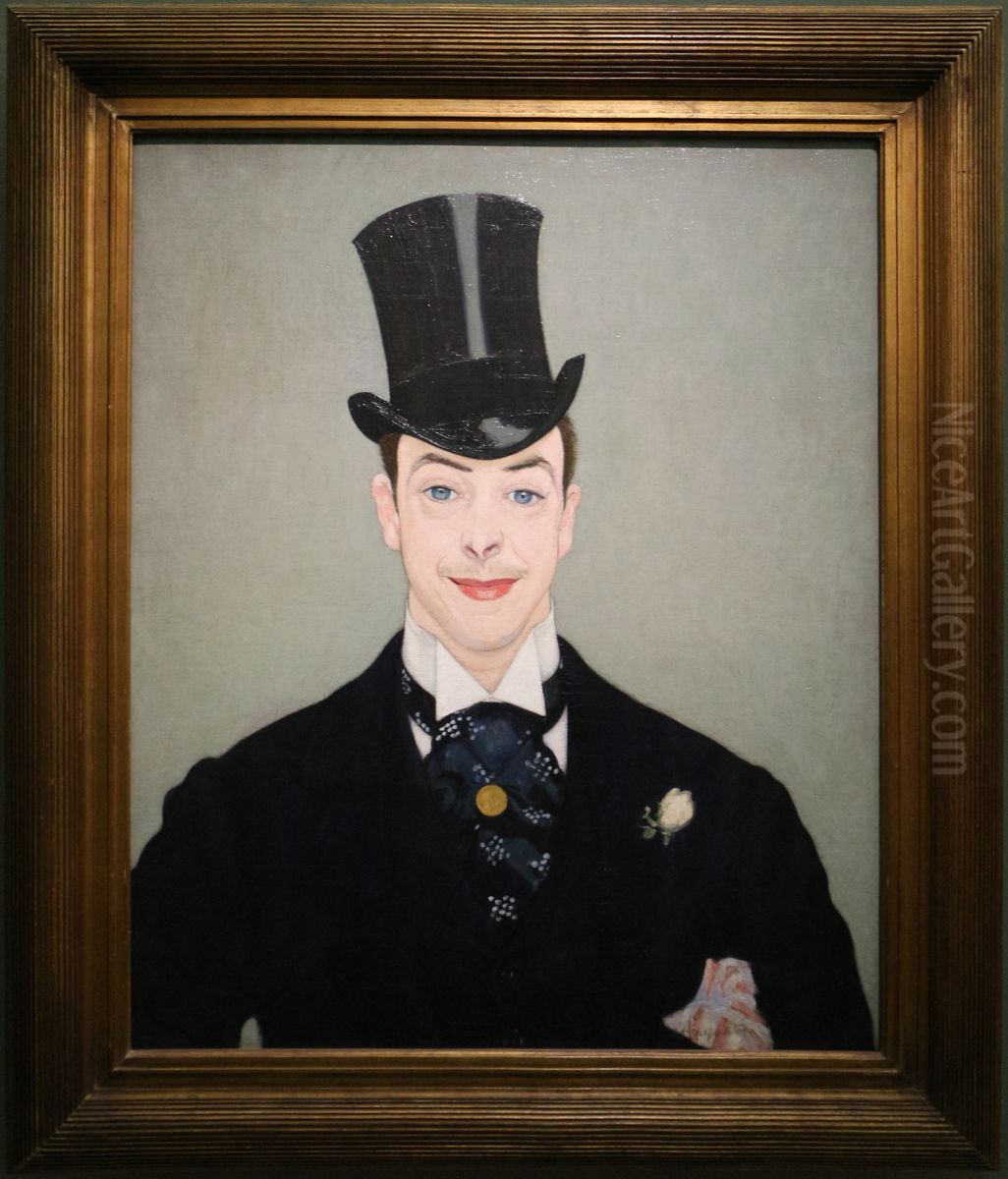 Henri Samary Oil Painting by Louis Anquetin