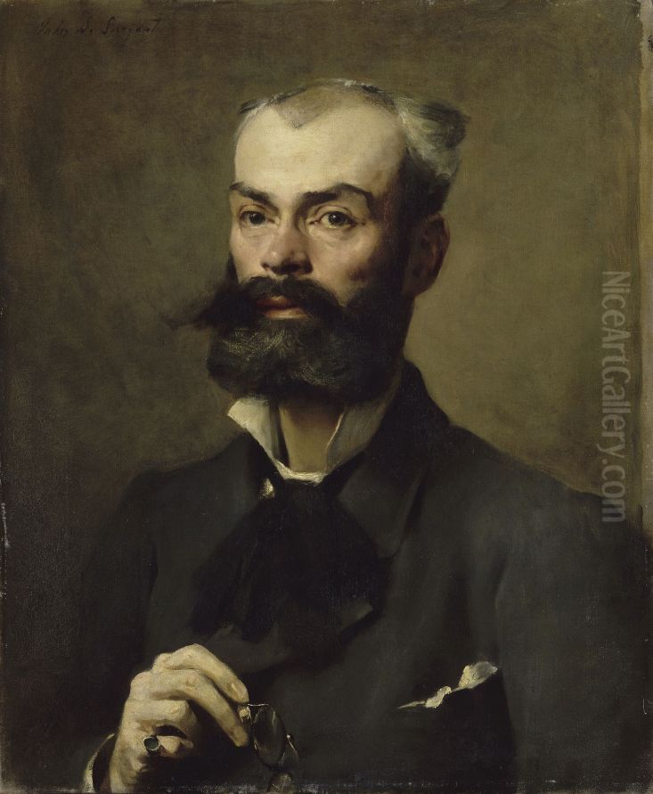 Jean-Guy de Poilloue, vicomte de Saint-Perier Oil Painting by John Singer Sargent