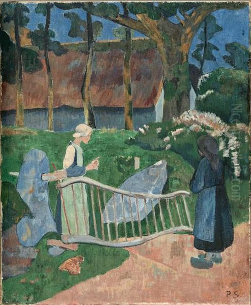 La Barriere fleurie, Le Pouldu Oil Painting by Paul Serusier
