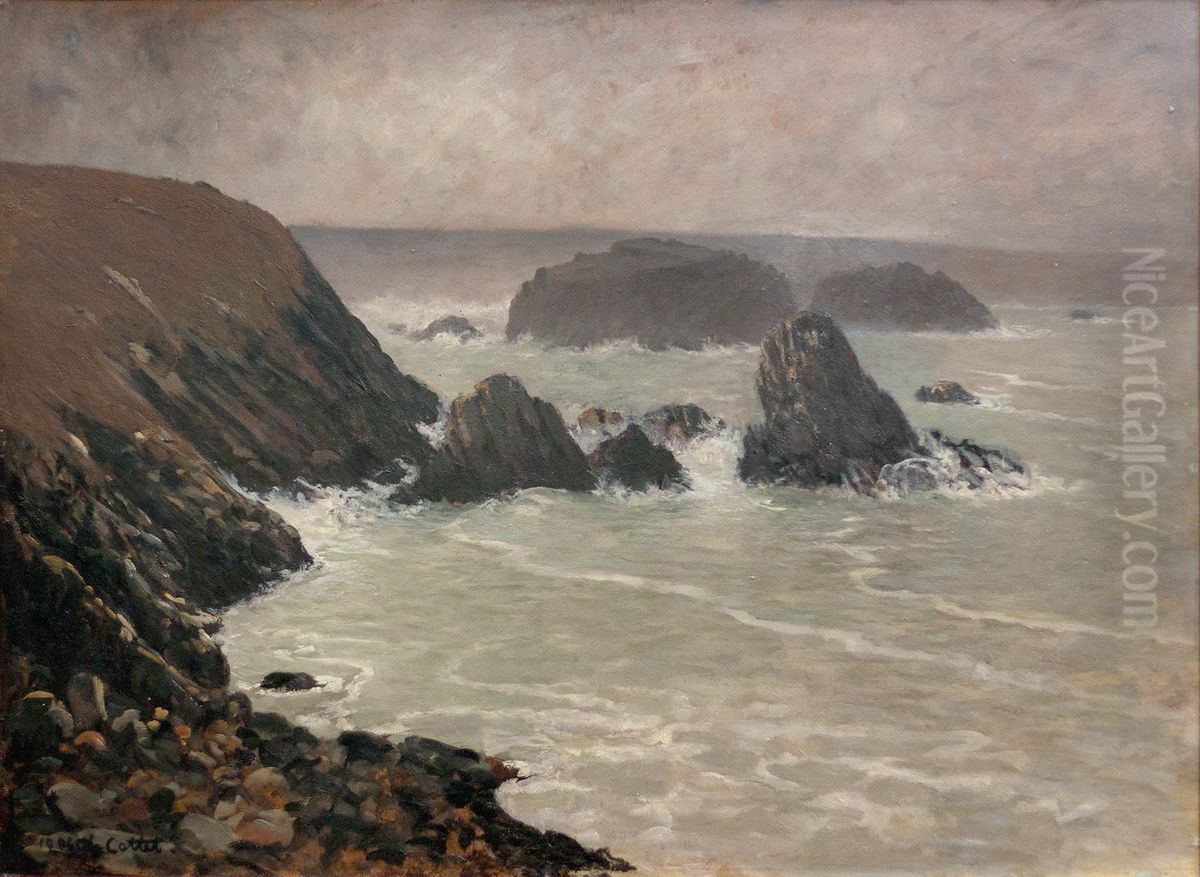 Fog Oil Painting by Charles Cottet