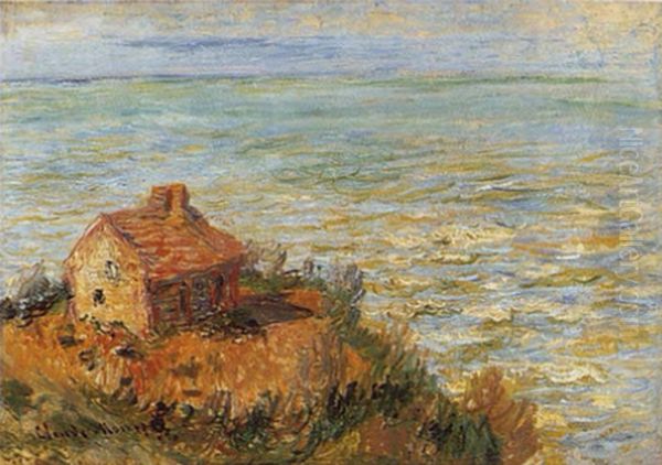 Customs House. Afternoon Effect Oil Painting by Claude Oscar Monet