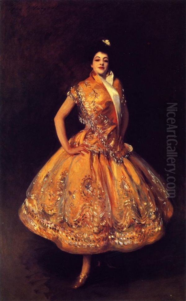 the Carmencita Oil Painting by John Singer Sargent