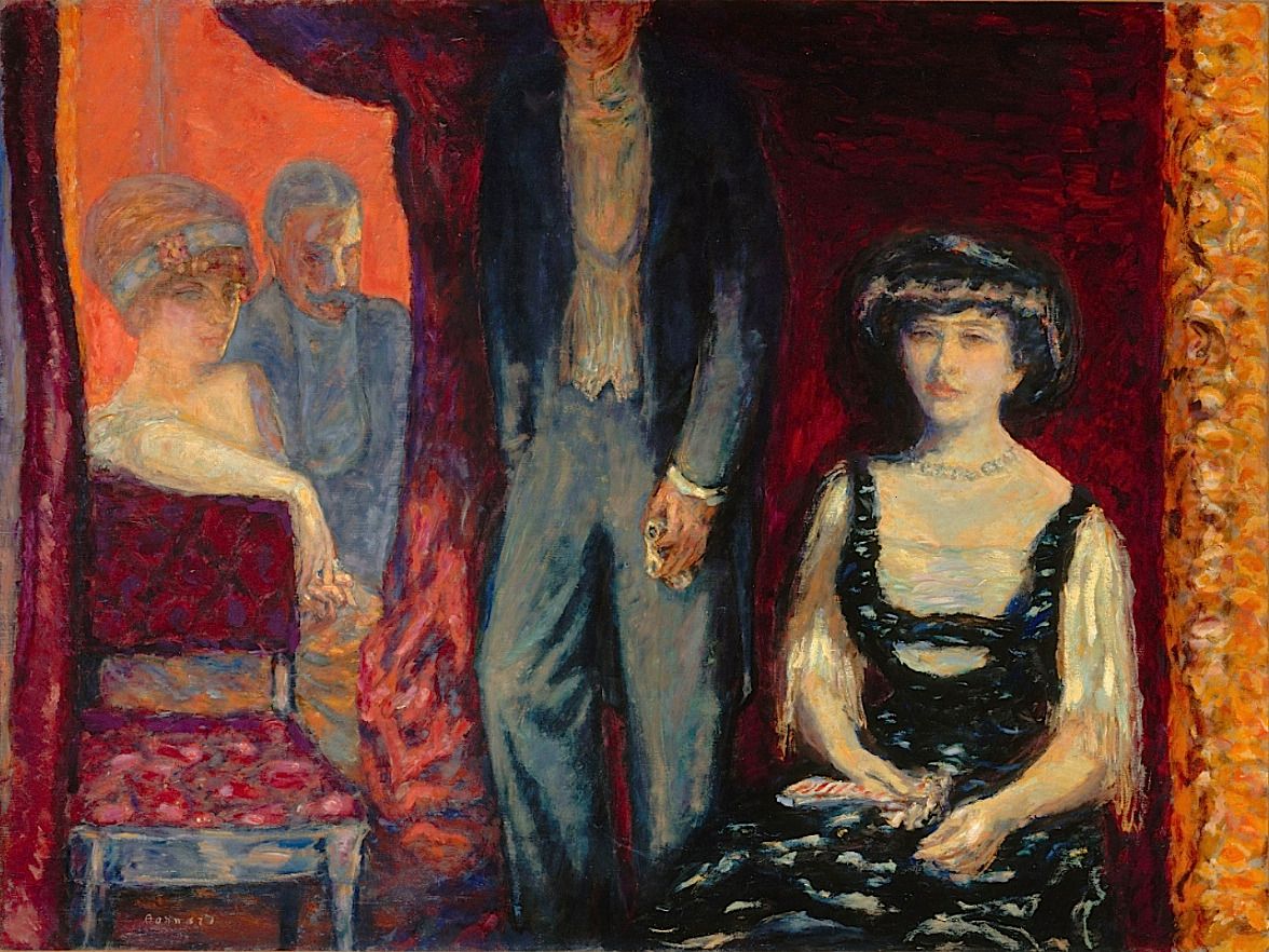 La Loge Oil Painting by Pierre Bonnard