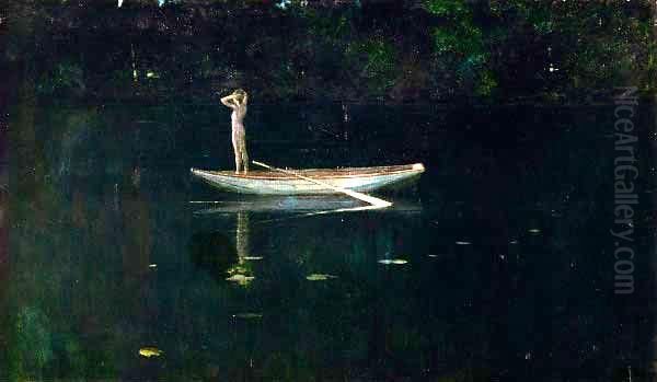 Solitude Oil Painting by Thomas Alexander Harrison