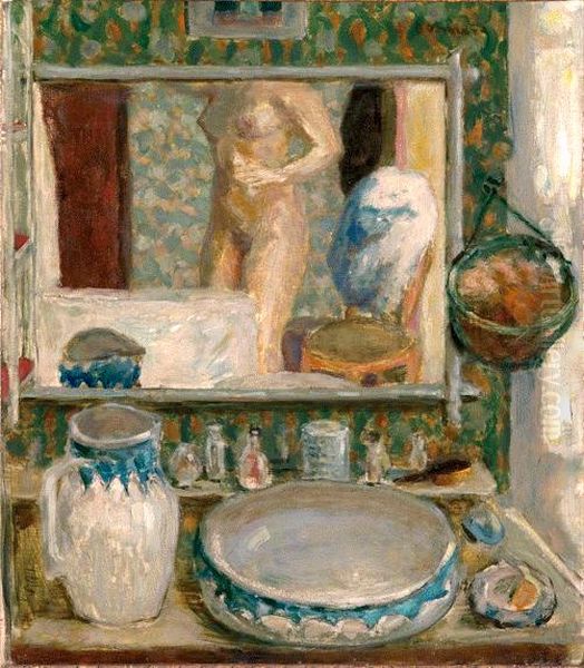 La Table de toilette Oil Painting by Pierre Bonnard