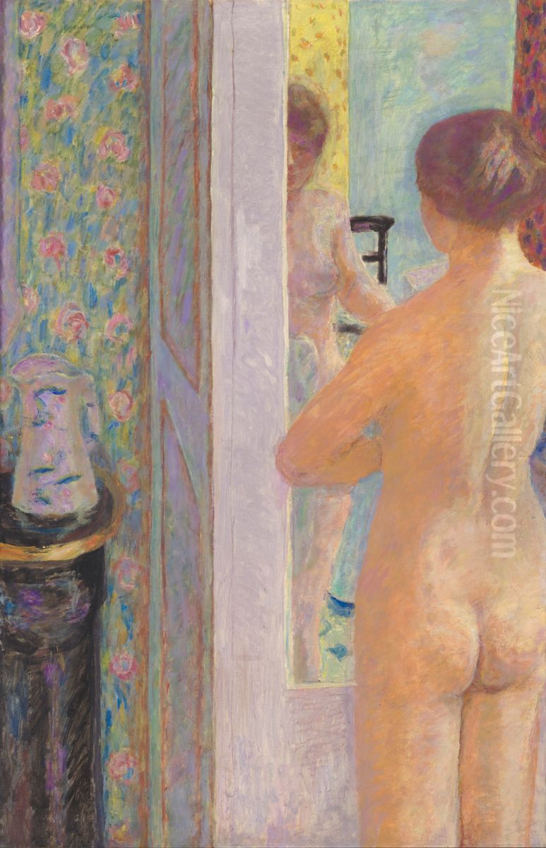 La Toilette Oil Painting by Pierre Bonnard