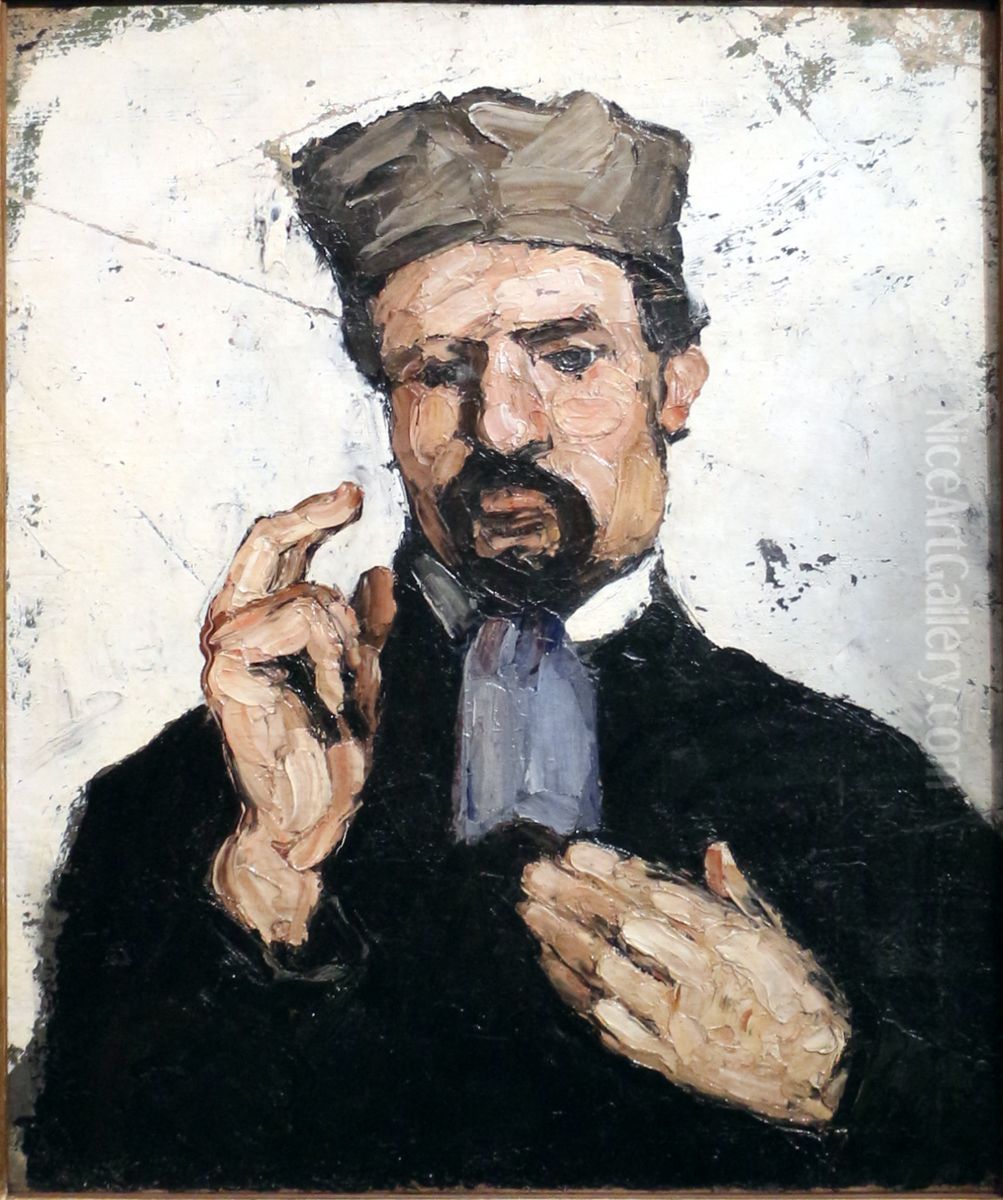 l'avvocato (lo zio dominique) Oil Painting by Paul Cezanne