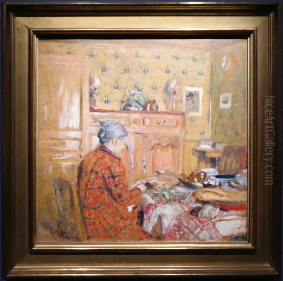 Le dejeuner Oil Painting by Jean-Edouard Vuillard