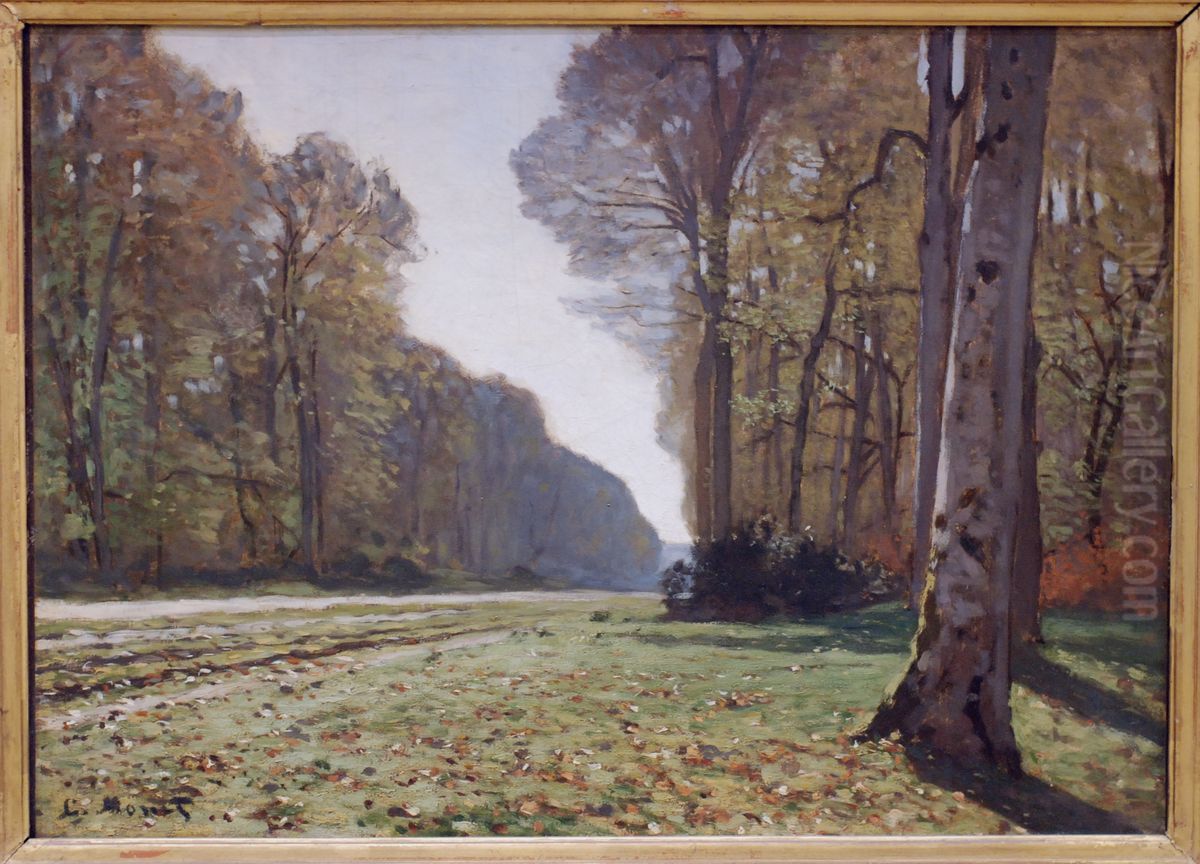 Le Pave de Chailly Oil Painting by Claude Oscar Monet