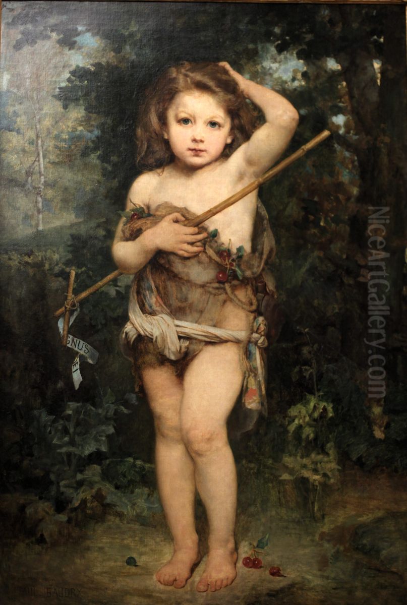 Young Saint John Oil Painting by Paul-Jacques-Aime Baudry