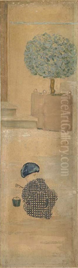 The Child with a Bucket Oil Painting by Pierre Bonnard