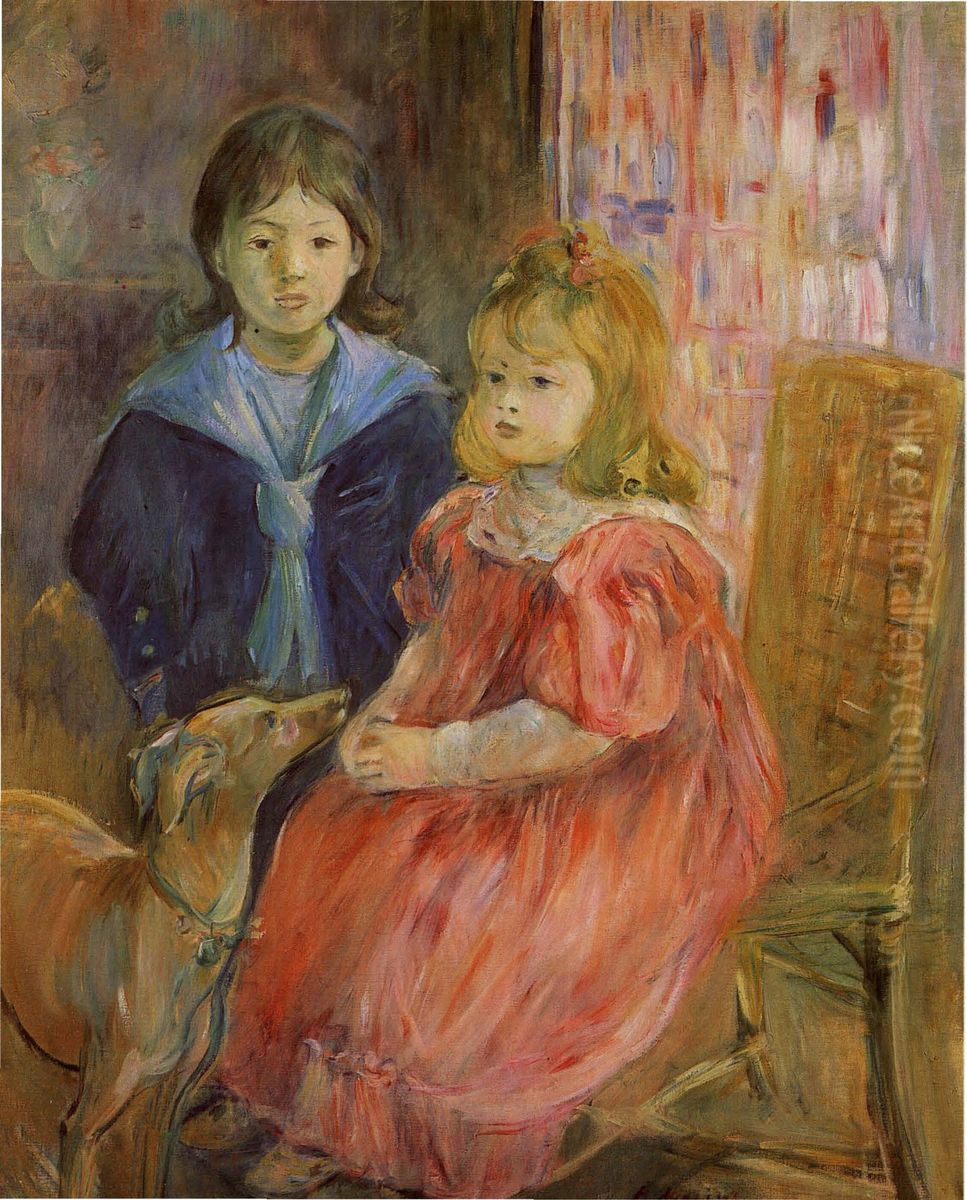 The Children of Gabriel Thomas Oil Painting by Berthe Morisot