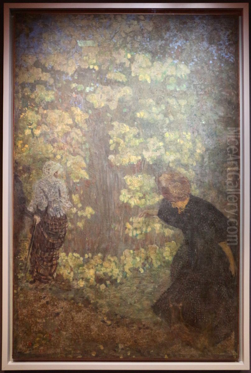 Lilacs Oil Painting by Jean-Edouard Vuillard