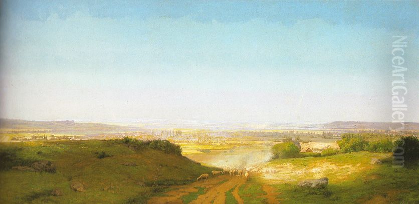 L'Espace Oil Painting by Antoine Chintreuil