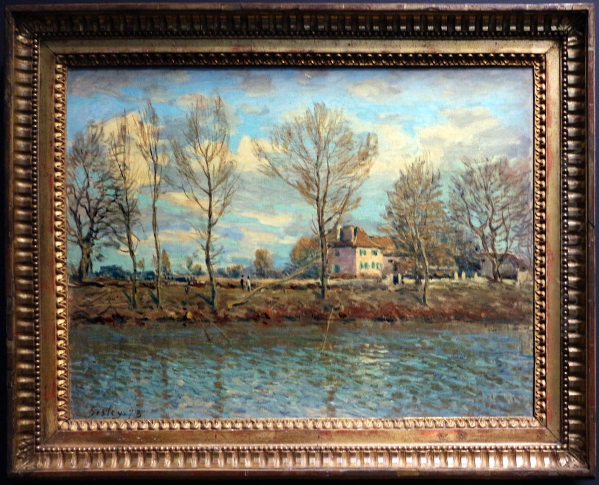l'isola della grande jatte Oil Painting by Alfred Sisley