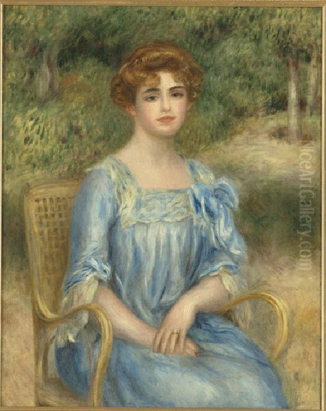 Madame Gaston Bernheim de Villers Oil Painting by Pierre Auguste Renoir