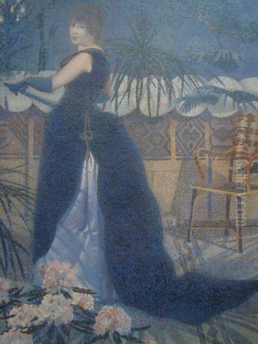 Madame Hector France Oil Painting by Henri-Edmond Cross
