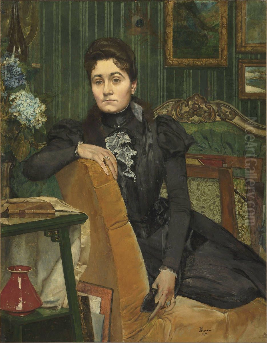 Madame Jules Francois Dietz Oil Painting by Ary Renan
