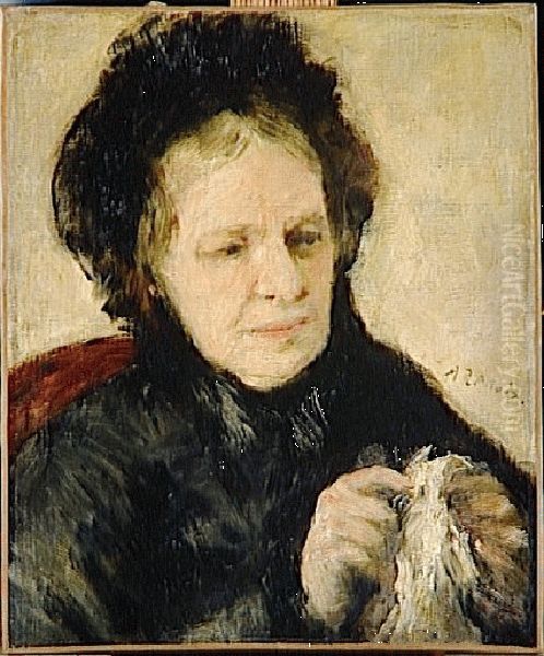 Mrs. Theodore Charpentier Oil Painting by Pierre Auguste Renoir