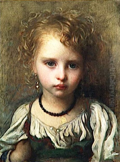 Miss Luccia Oil Painting by Ernest Hebert