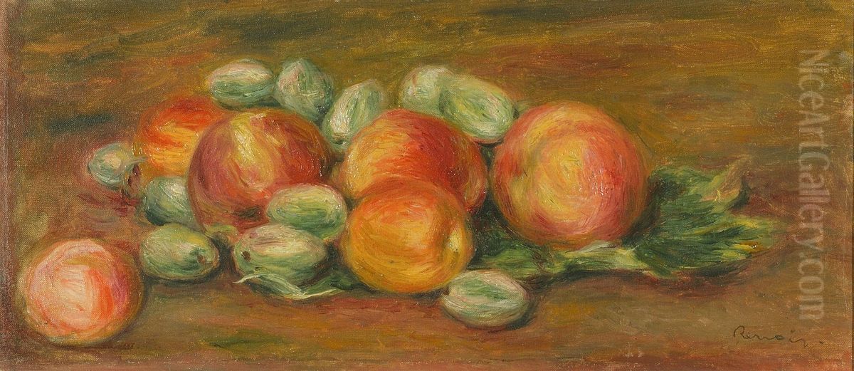 Still Life with Apples Oil Painting by Pierre Auguste Renoir
