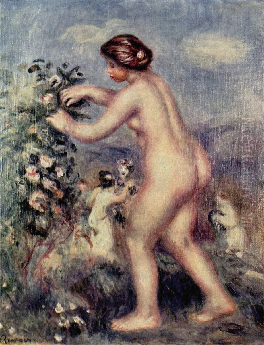 Ode an die Blumen (nach Anakreon) Oil Painting by Pierre Auguste Renoir