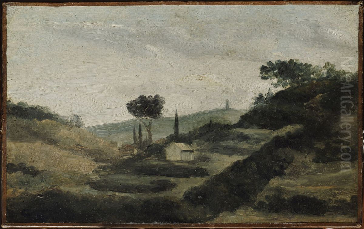 La Tour de Cesar Oil Painting by Paul Cezanne