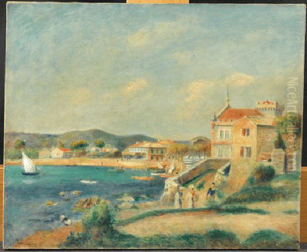 Petit Port Oil Painting by Pierre Auguste Renoir