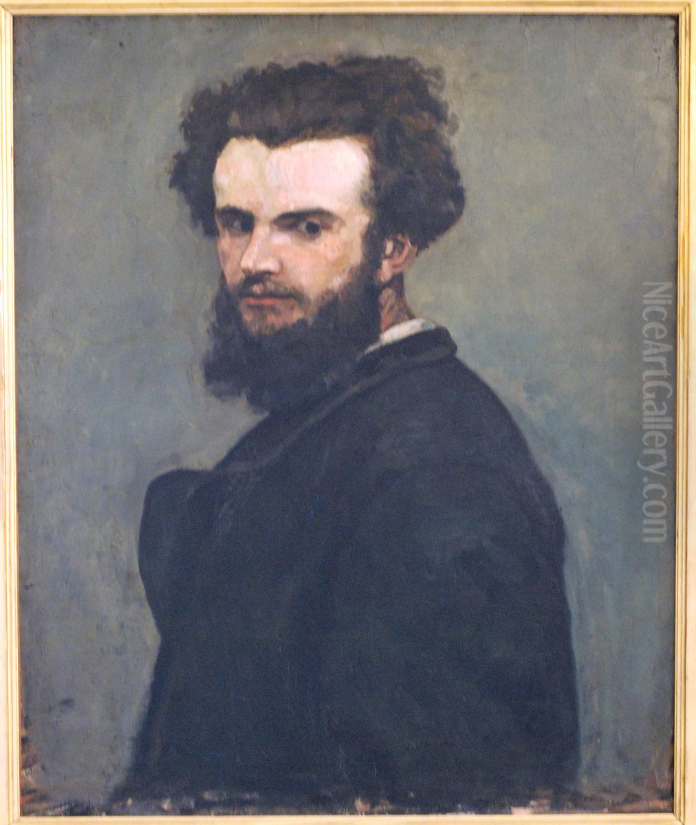Portrait of the artist Oil Painting by Armand Guillaumin