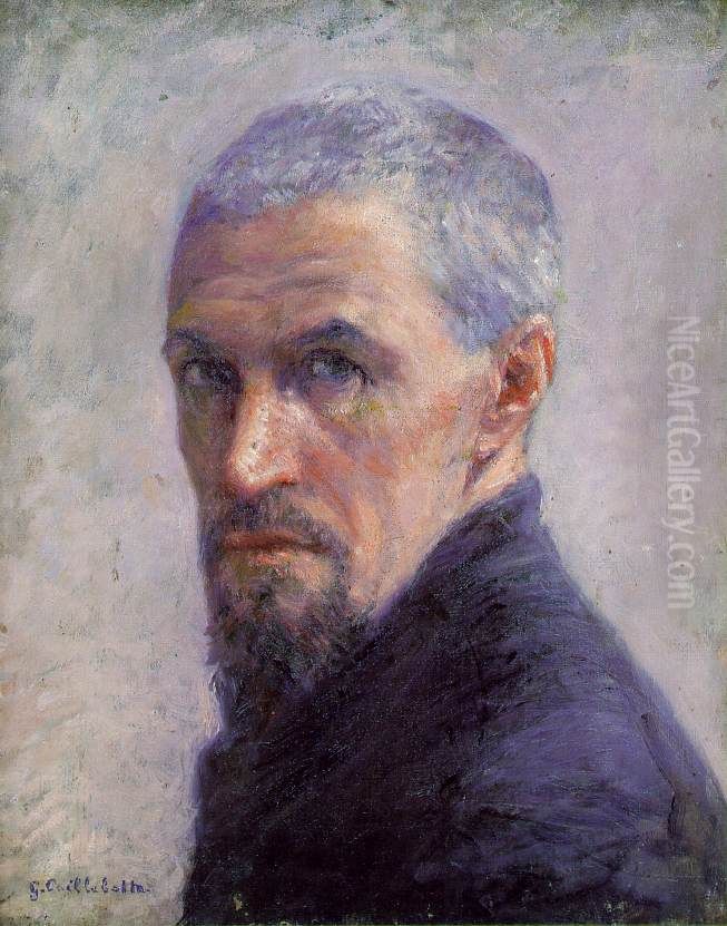 Self-portrait Oil Painting by Gustave Caillebotte