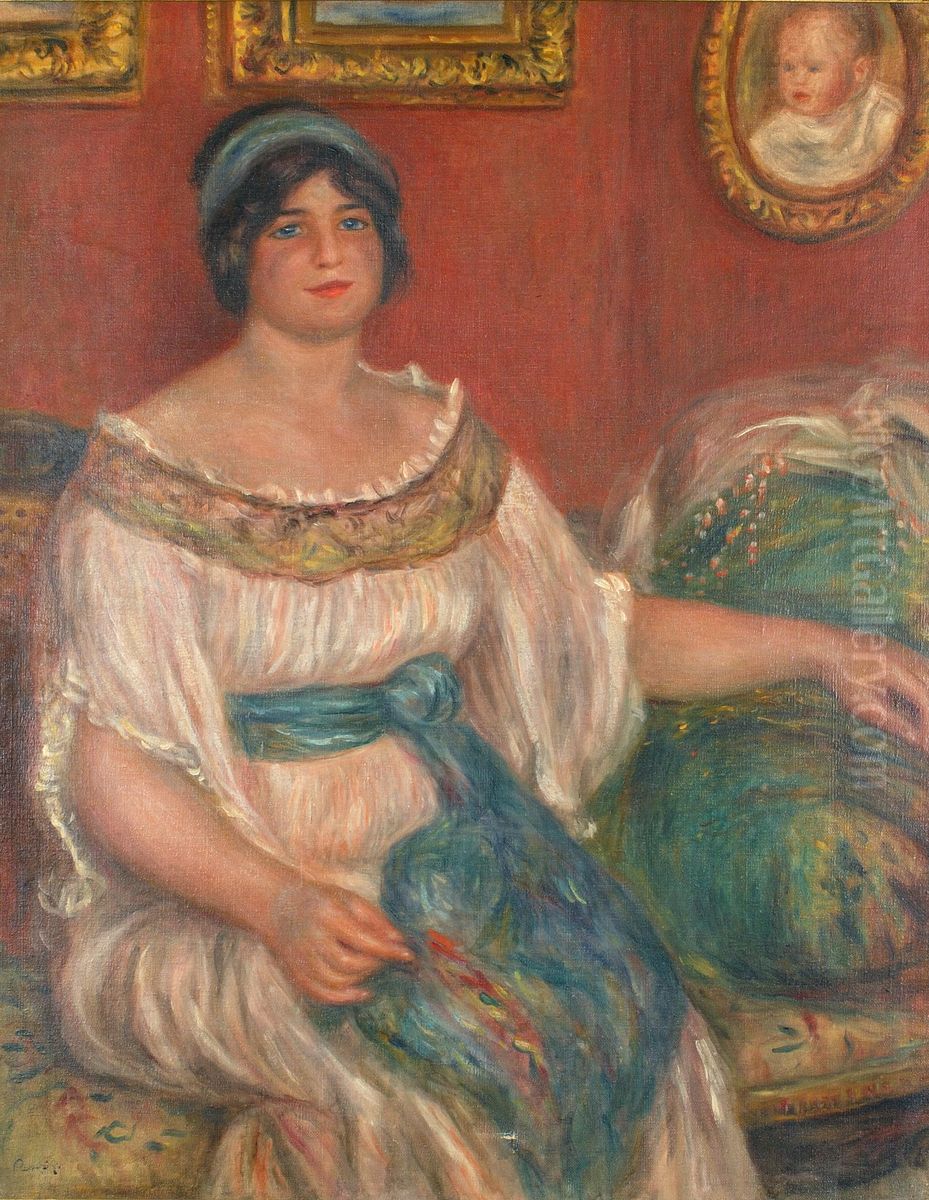 Portrait of Madame Colonna Romano Oil Painting by Pierre Auguste Renoir