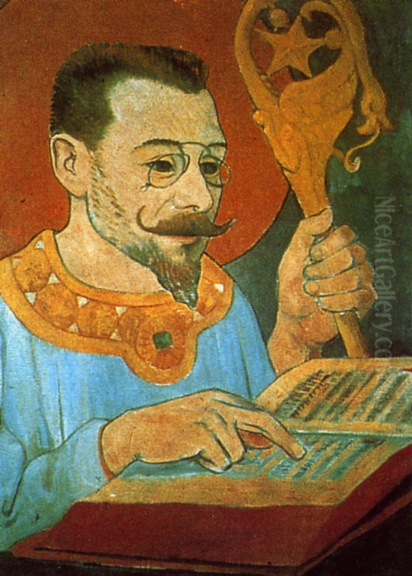Portrat von Paul Ranson in Nabiskostum Oil Painting by Paul Serusier