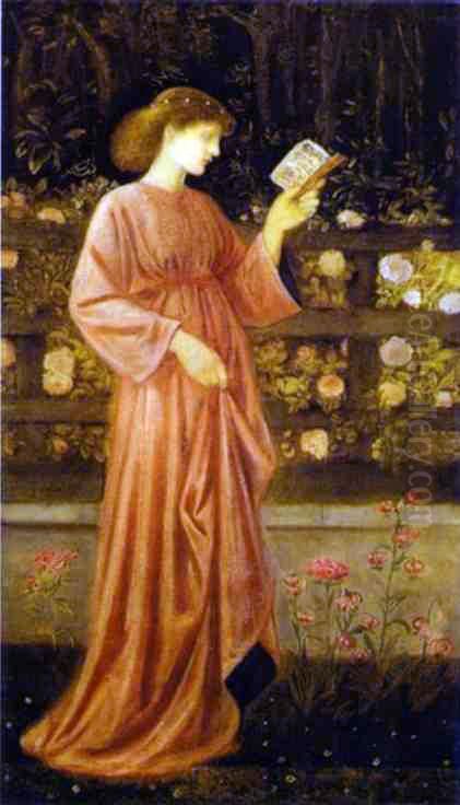 Princess Sabre, or The King's DaughterFrancais :Princesse Sabre, ouLa fille du roi Oil Painting by Edward Burne-Jones