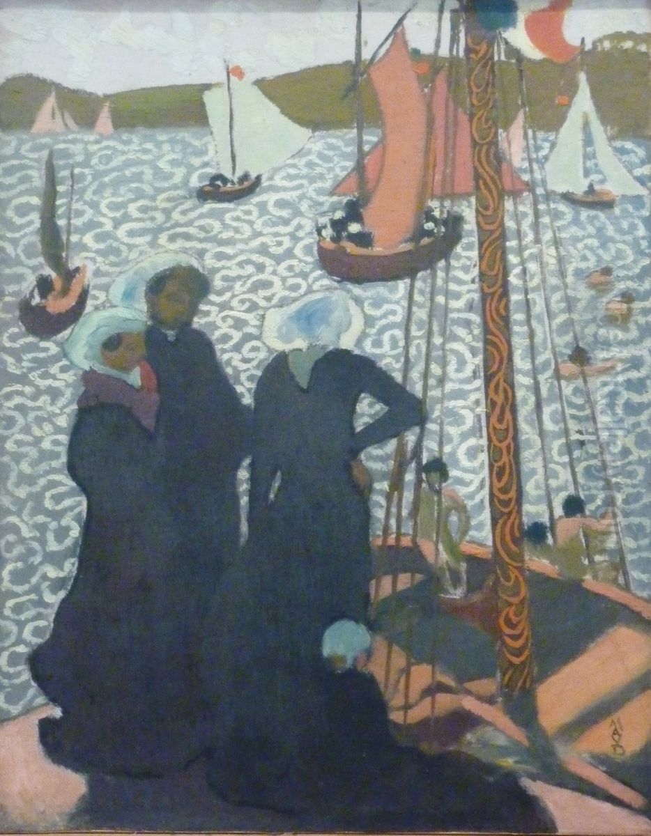Regates a Perros-Guirec Oil Painting by Maurice Denis