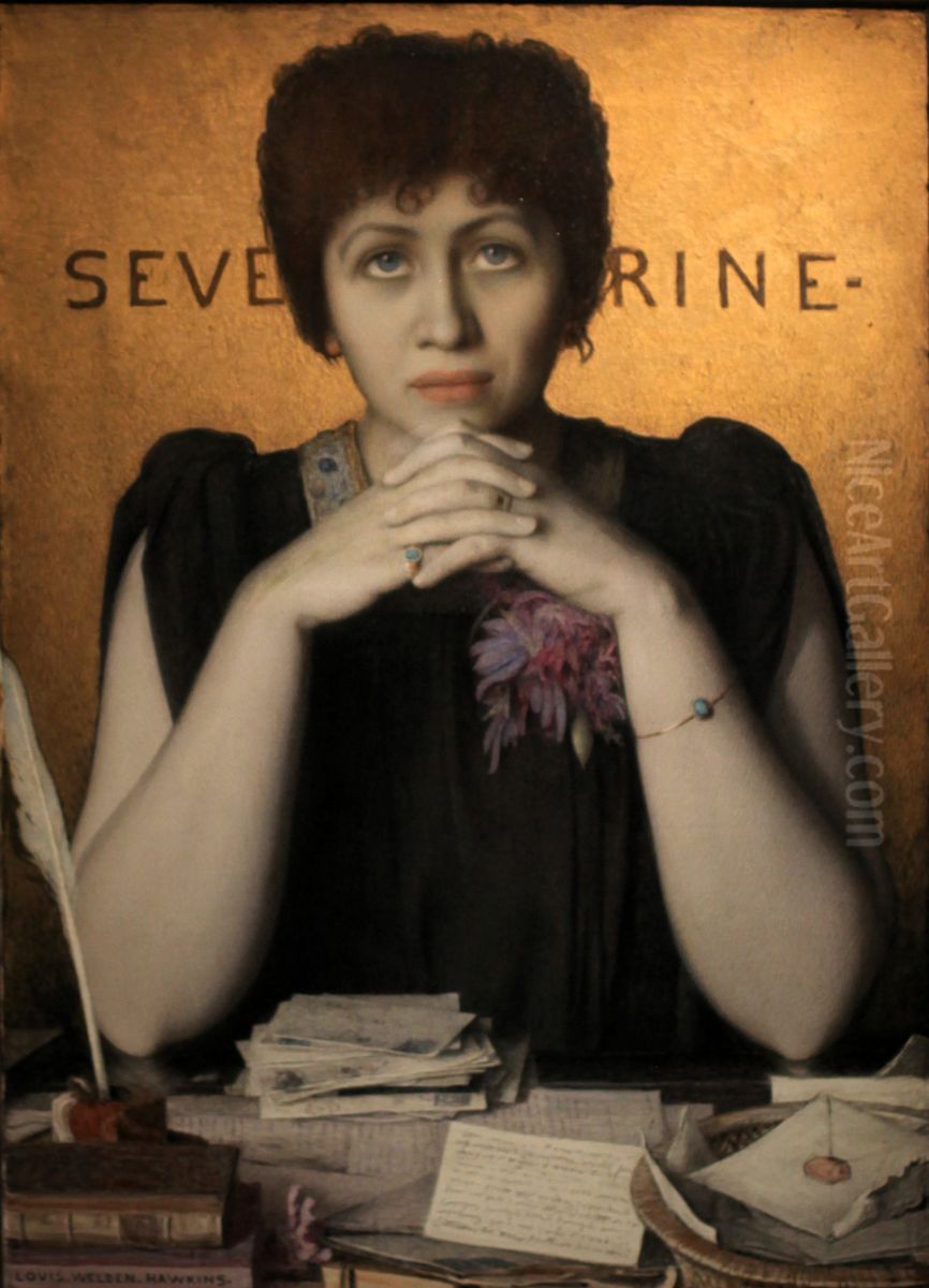 Severine Oil Painting by Louis Welden Hawkins