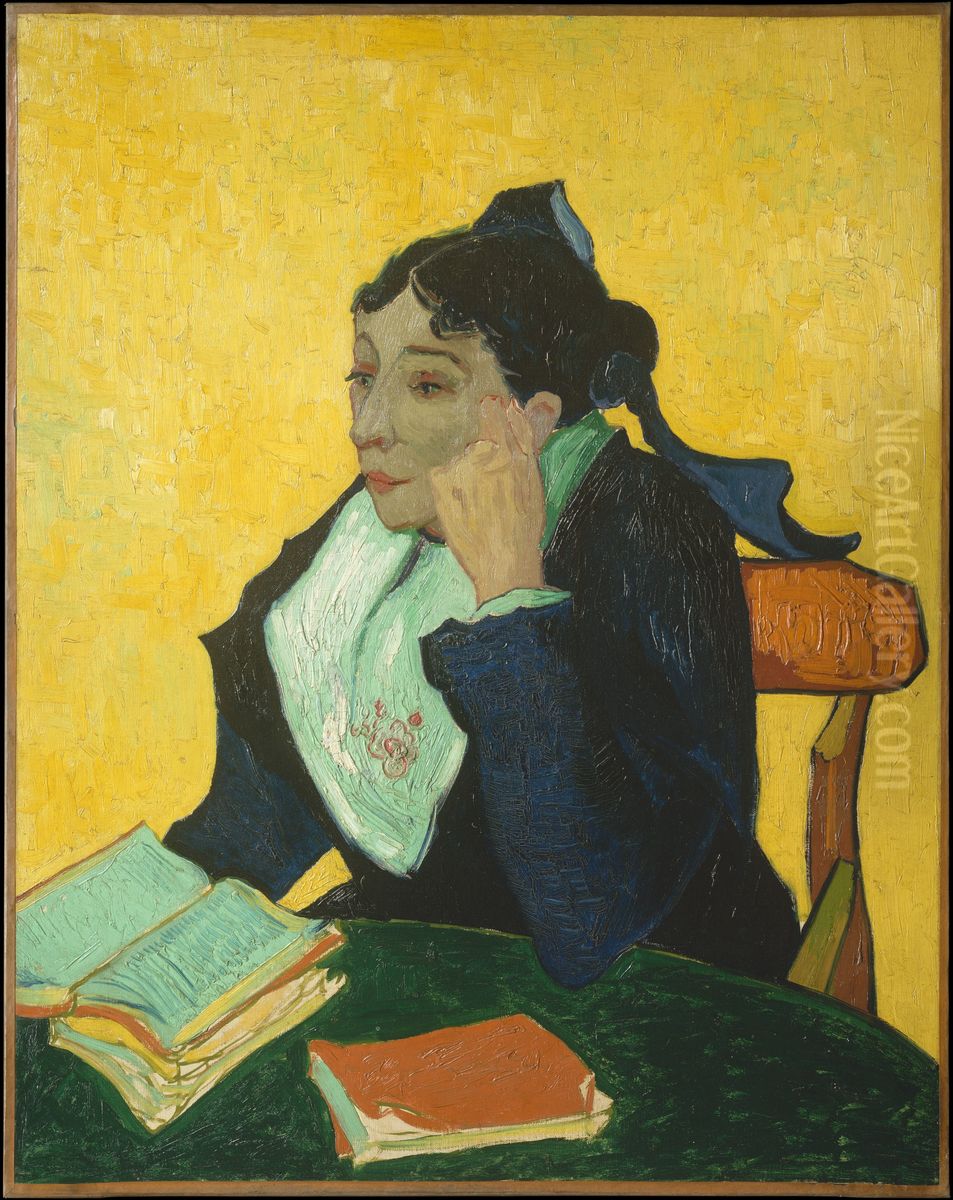 Madame Joseph-Michel Ginoux (Marie Julien, 1848-1911) Oil Painting by Vincent Van Gogh