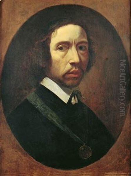 Self-portrait Oil Painting by Job Adriaenszoon Berckheyde