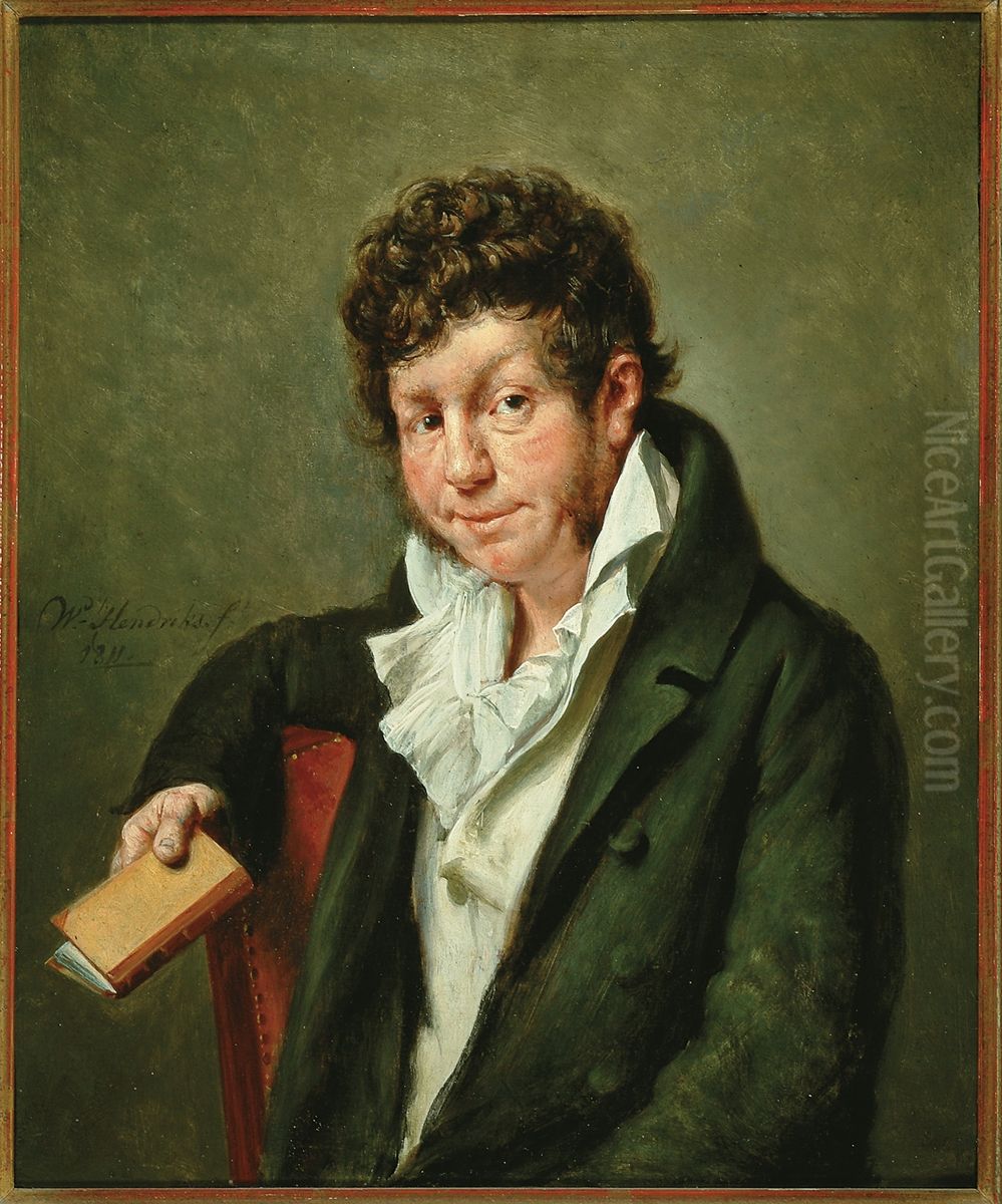 Portrait of Adriaan van der Willigen Oil Painting by Wybrand Hendricks