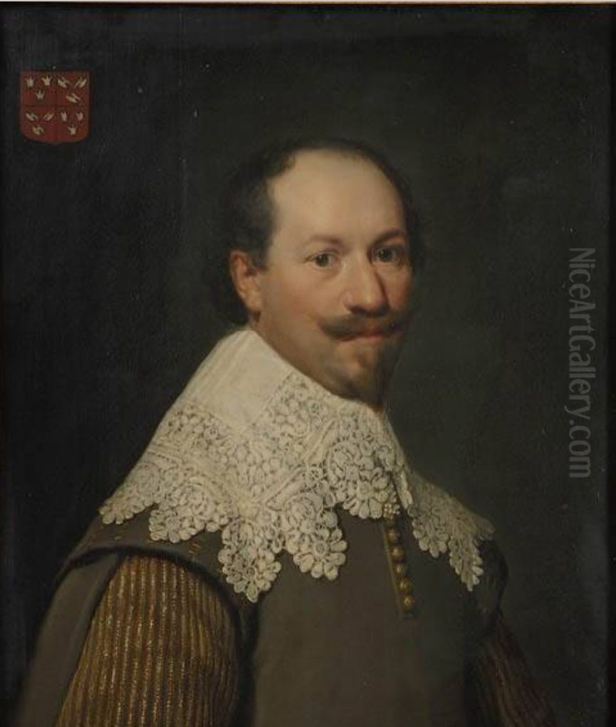 Portrait of Philips Doubleth (1590-1660) Oil Painting by Michiel Jansz. van Mierevelt