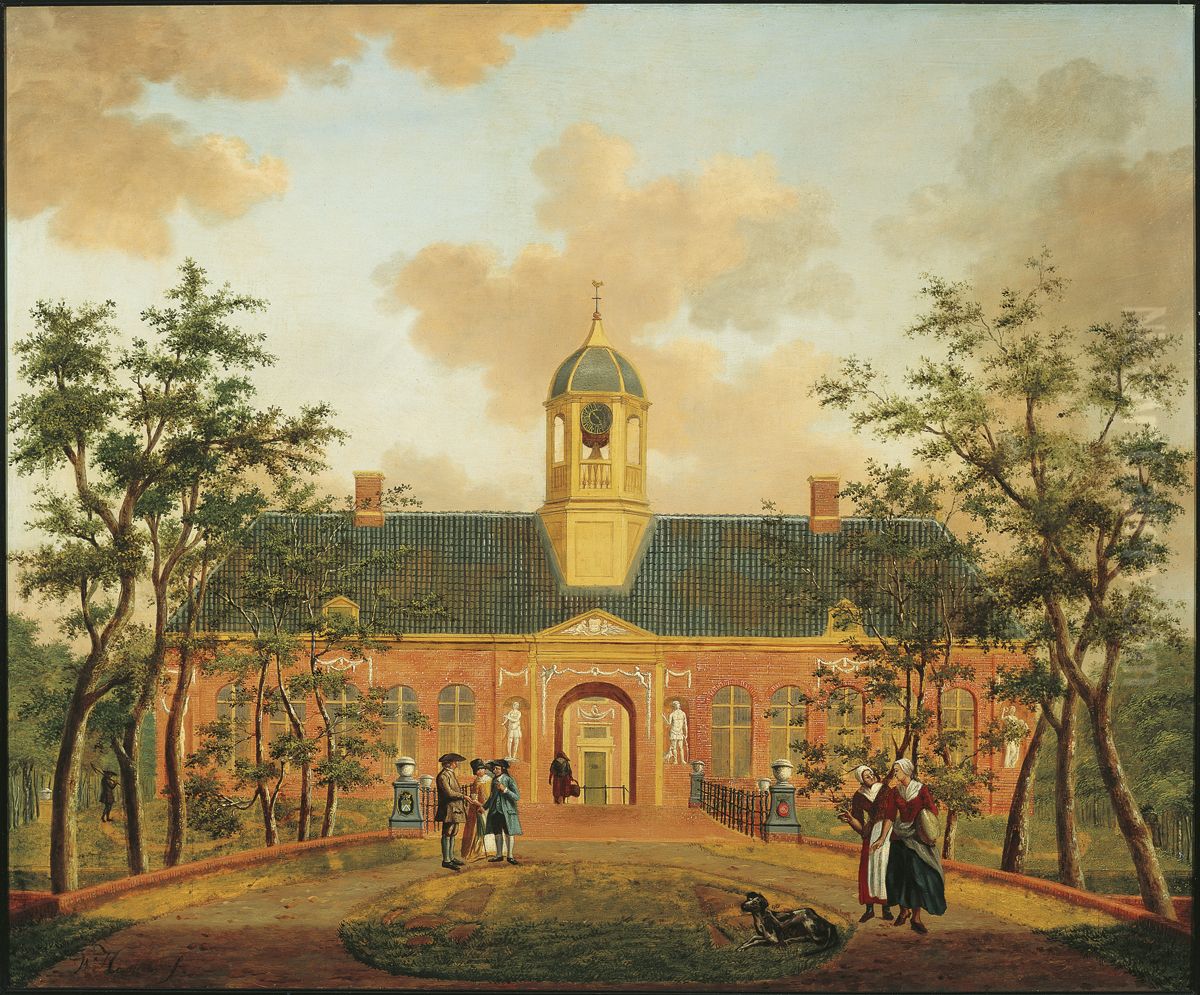 Second gatehouse of Elswout park in Overveen Oil Painting by Warnaar Horstink