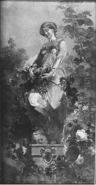 Pomona Oil Painting by Charles Rochussen