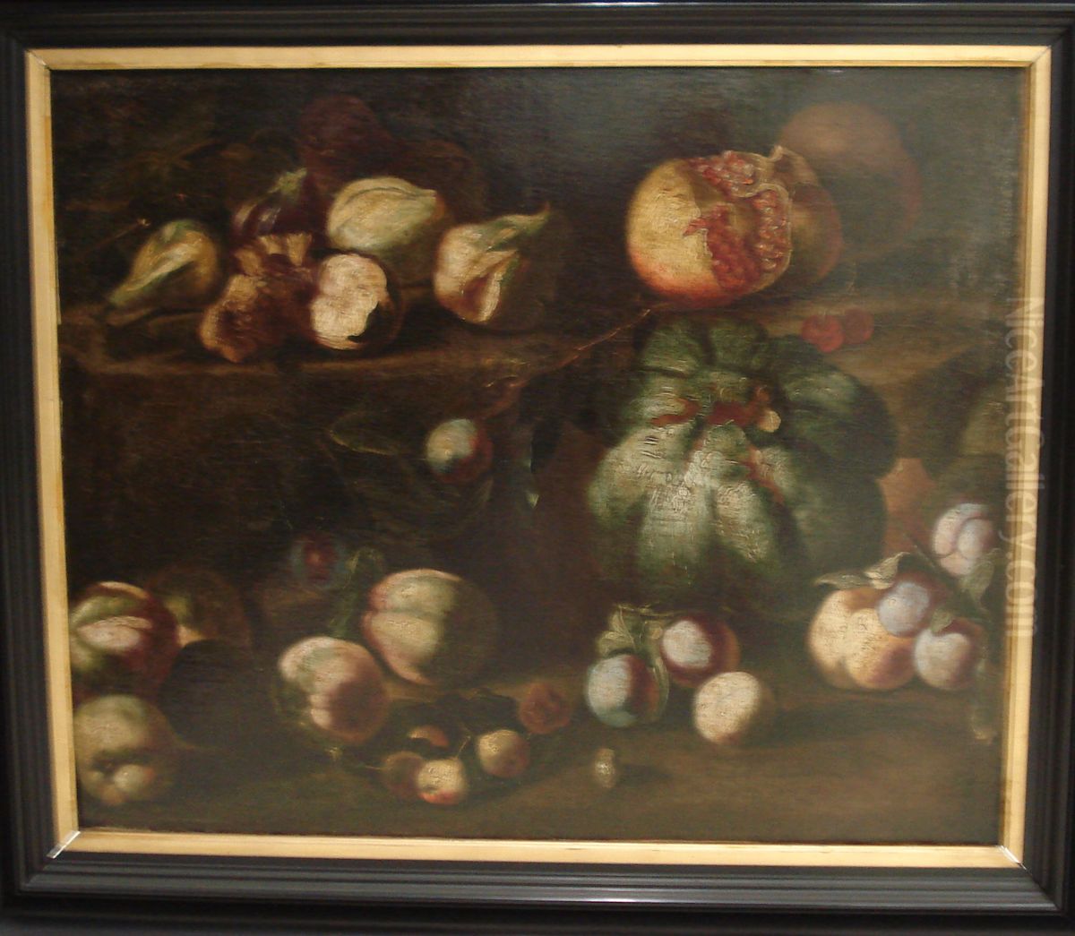 Vruchtenstilleven Oil Painting by Pieter Boel