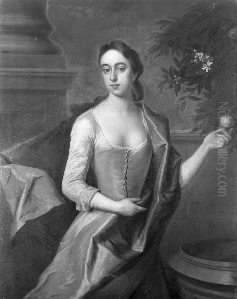 Portret van een dame Oil Painting by Michael Dahl