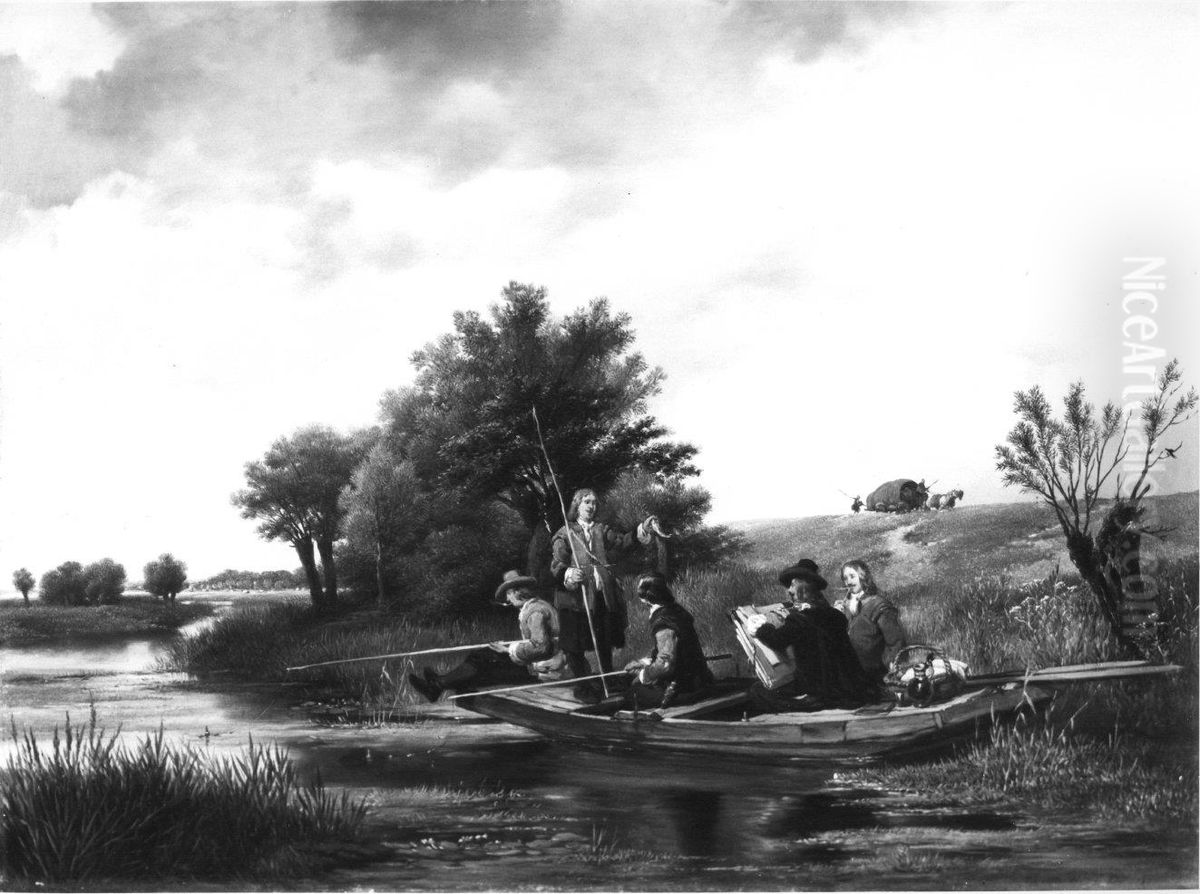 Een vispartij Oil Painting by Hubertus van Hove